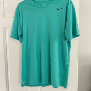 Nike Men’s Short Sleeve Dri-FIT Tee in Teal Green